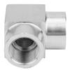 Raccord Coude Double Filetage Femelle BSPP Adaptateur Raccords de Tuyauterie Angle Droit pour Eau Huile
