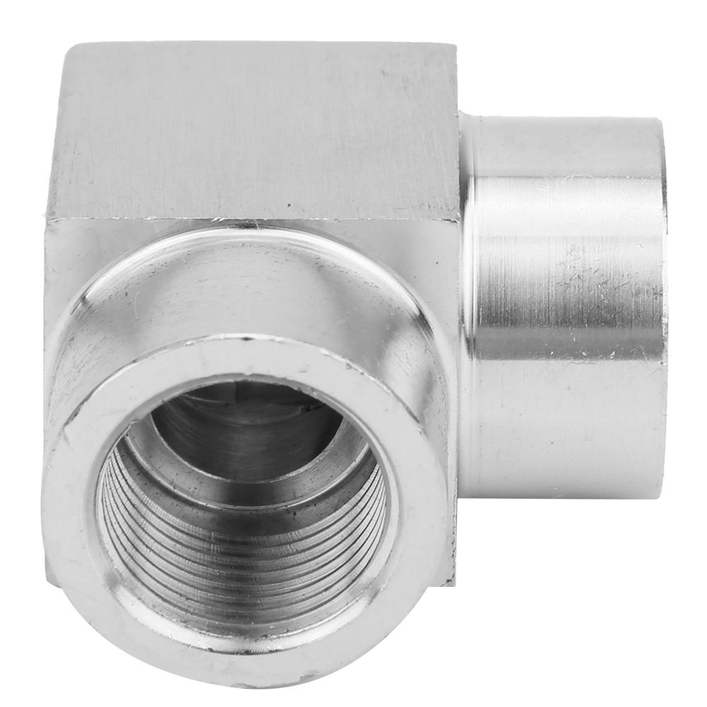 Raccord Coude Double Filetage Femelle BSPP Adaptateur Raccords de Tuyauterie Angle Droit pour Eau Huile