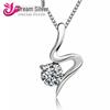 S925 Sterling Silver Aesthetic Necklace with Diamond Pendant - Japanese & Korean Style Clavicle Chain for Students