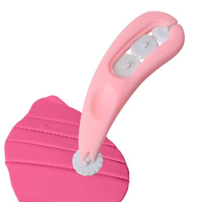 4 Wheels Fondant Embosser Cutter Icing Stitching Cutter Knife Sugarcraft Paste Embosser Cake Decoration Mold Pastry Tools