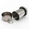 Stainless Steel Outdoor Travel Folding Cup Portable Collapsible Mug for Camping Hiking