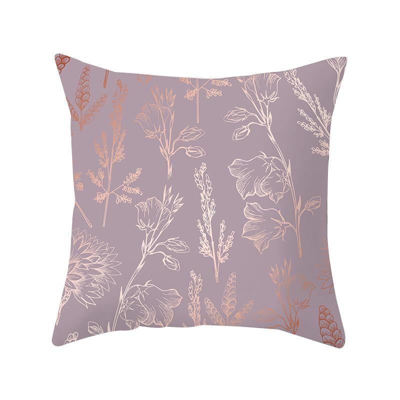 New Rose Gold Pink Peach Skin Pillow Cover Home Sofa Pillow Cushion Cover
