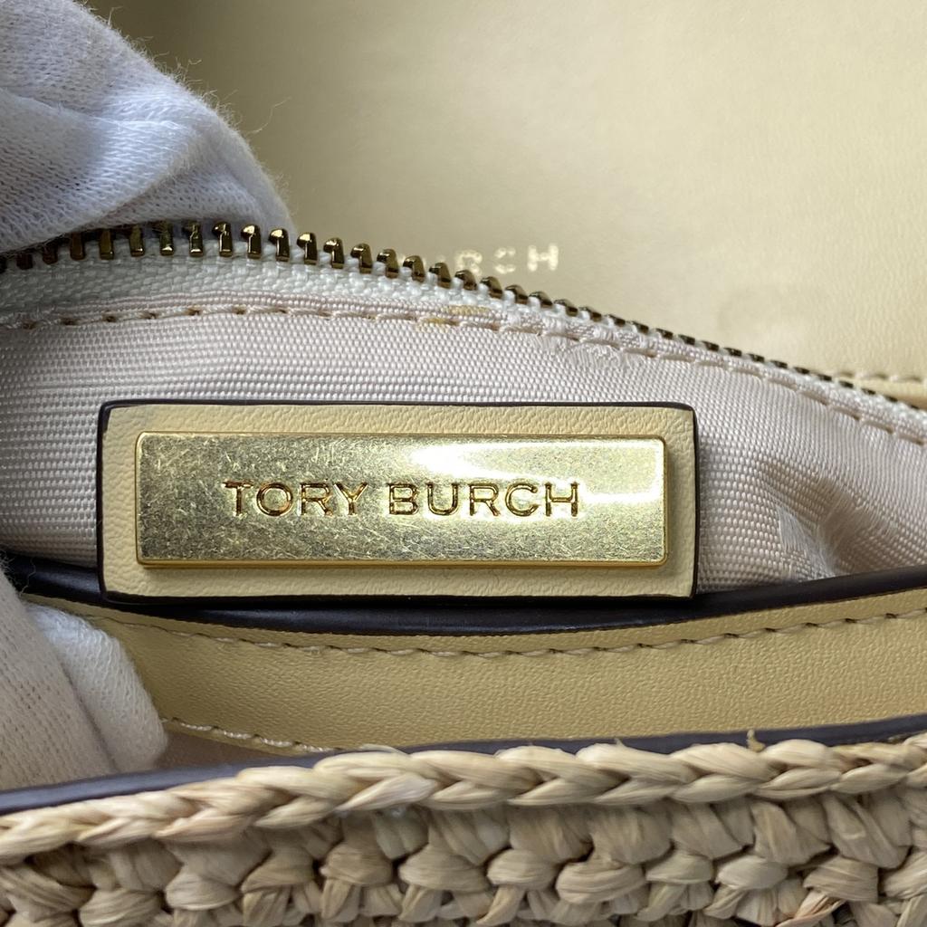 Used Tory BurchShoulder Bag Beige Raffia Women