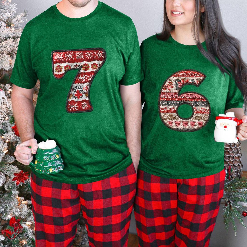 Camiseta de manga corta con cuello redondo y estampado de moda para mujer