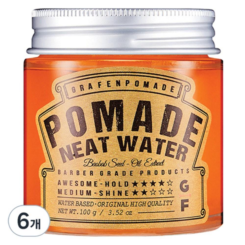 

Graphene Knit Water Pomade Hair Wax, 100g, 6 pieces