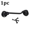 Solid Vintage Door And Window Hook Black Stainless Steel Cabinet Door And Window Buckle Household Simple Door And Window Hook