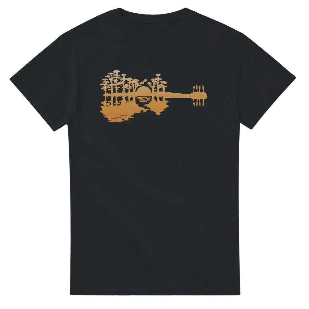Guitar Sunset Gradient T-Shirt XL