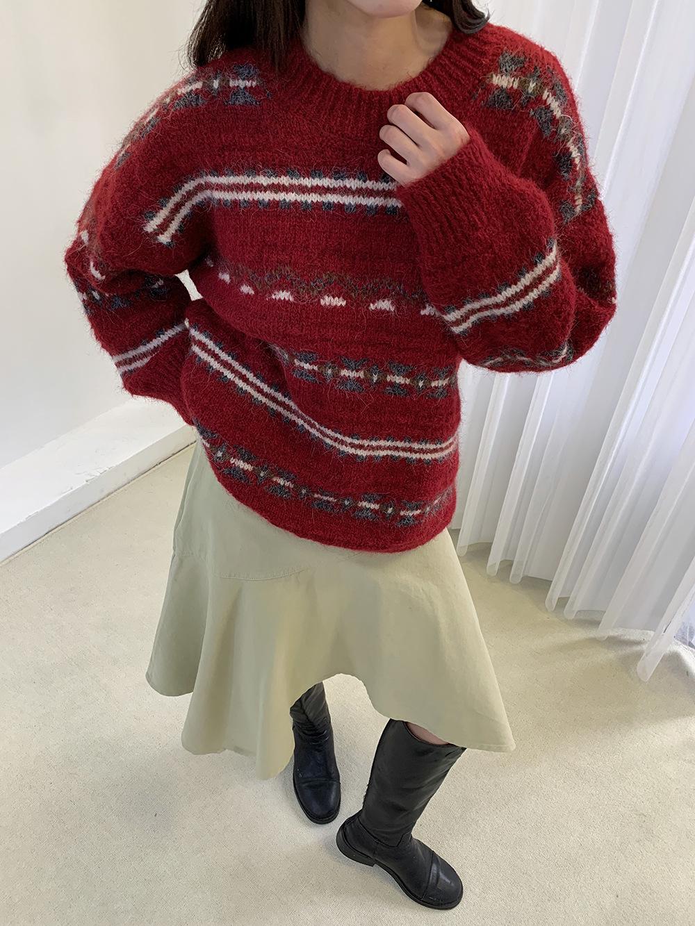 

See 3L 2025 American Retro High Waist Irregular A-line Skirt for Women - Autumn/Winter Collection. Medium абрикосовий/сірий колір