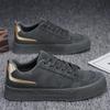 2025 Men's Anti-Slip Work Sneakers Breathable Lace-Up Thick Sole Casual Shoes for Spring/Fall Trendy & Sporty Outfits Sneakers