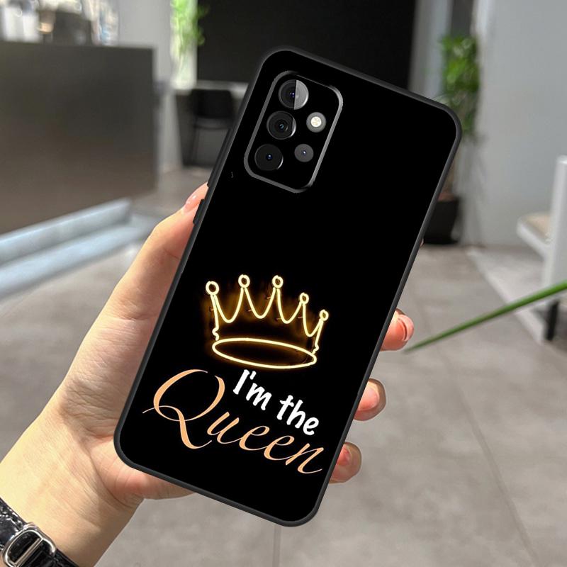 King Queen Art Case For Samsung Galaxy A32 A12 A22 A52 A35 A26 A16 A05 A55 A15 A54 A34 A14 A56 A36 A13 A53