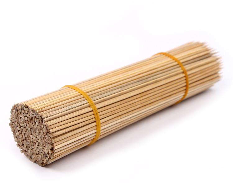 Carbonized Bamboo Skewers for Snacks and Barbecue