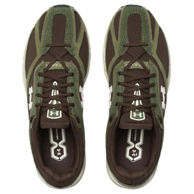 Under Armour HOVR Apparition Comfort Shock Absorbing Cushioned Lifestyle Shoes Unisex Brown Green 6010420-230