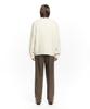 MAISON MINED Saint Two Tuck Wide Pants Brown
