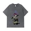 275 GSM Washed T-shirts 100% Cotton Kaiju No 8 V12 Soshiro Print Unisex Heavy Cotton T Shirt
