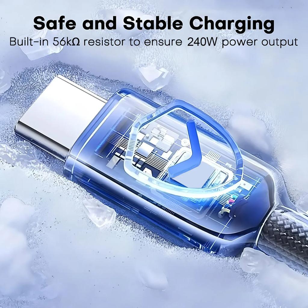3 In 1 USB Fast Charging Cable 120w Type C Micro IOS Multi Charger Cable for Smart Phone 1.2m