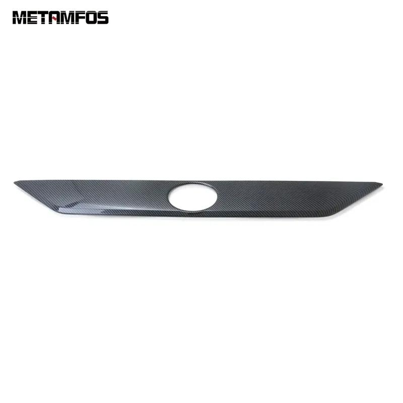 For Toyota Rav4 Rav 4 - 2024 2025 Carbon Fiber Rear Upper Trunk Lid Tailgate Door Boot Cover Trim Exterior Accessories