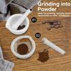 Non-Slip Base Mortar and Pestle Set Eco-Friendly Spice Grinder Ceramic Grinder  Kitchen Tool