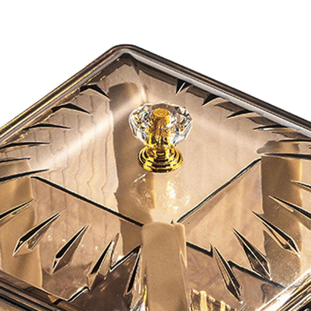 4 in 1 Seasoning Box with Lid and Spoon Condiment Container Kitchen Spice Pot Dispenser for