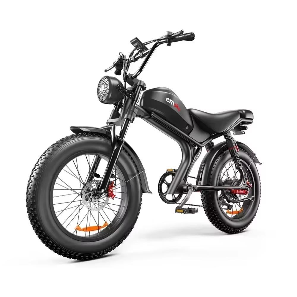 Elektrikli bisiklet C93 1000w motor 48V 20AH lityum pil yetişkin Elektrikli bisiklet 20 inç fat tire dağ yol dışı E-Bisiklet