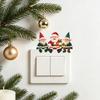 Cartoon Santa Claus Fairyland Living Room Entrance Wall Decorative Stickers for Home Beautification