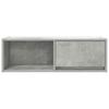 TV Cabinet Concrete Grey 80 x 31 x 25.5 cm Particleboard