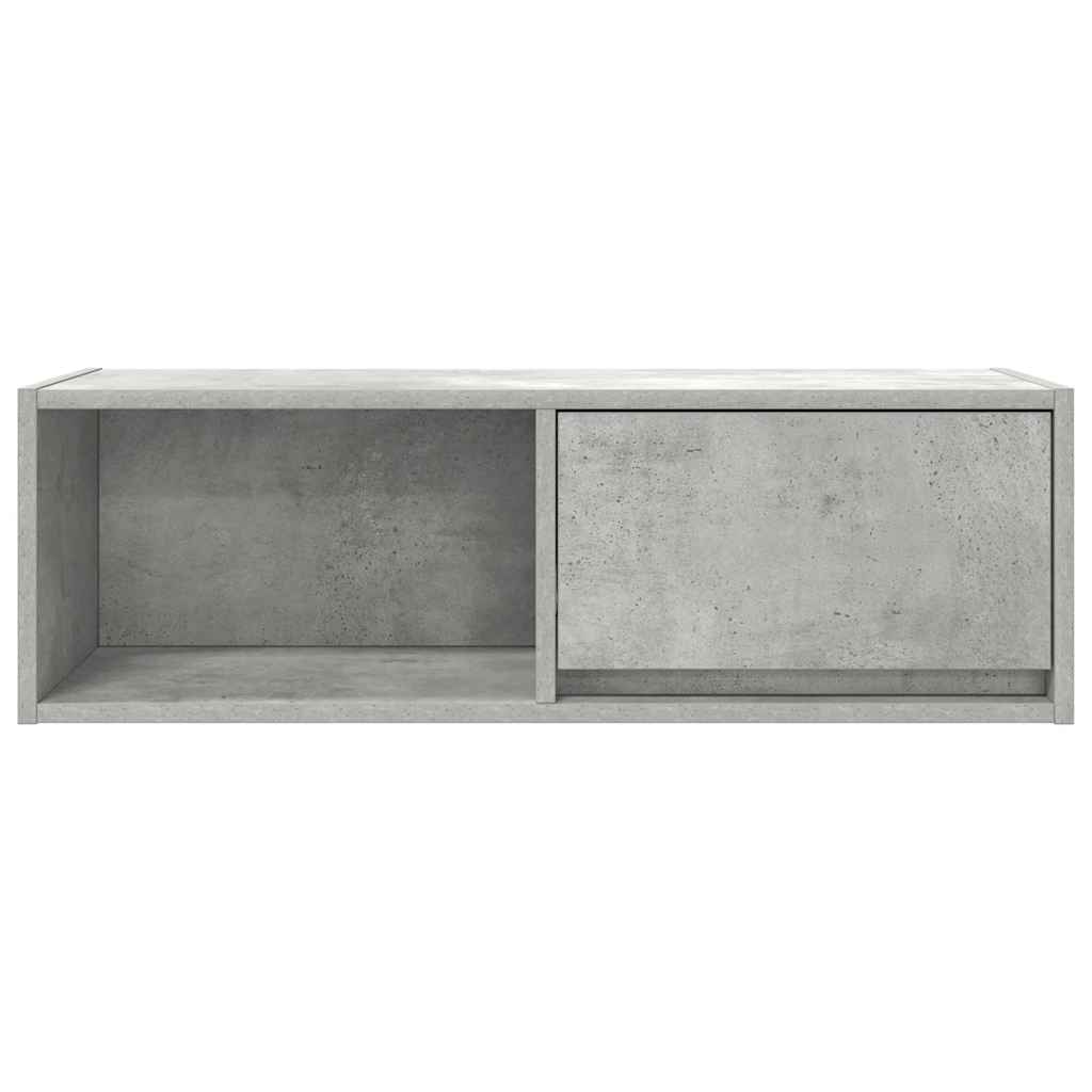 TV Cabinet Concrete Grey 80 x 31 x 25.5 cm Particleboard
