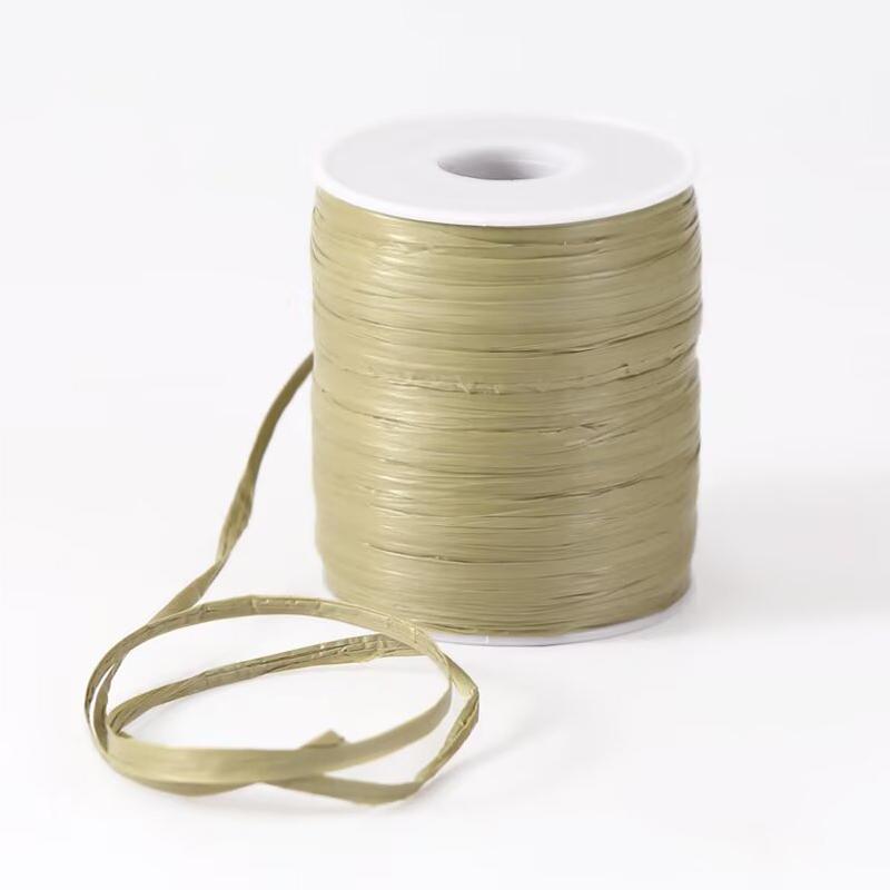 120m/roll Polyester Fiber Thread For Knitting Crocheting Multicolor Grass Thread Sunhat Beach Bag 50g