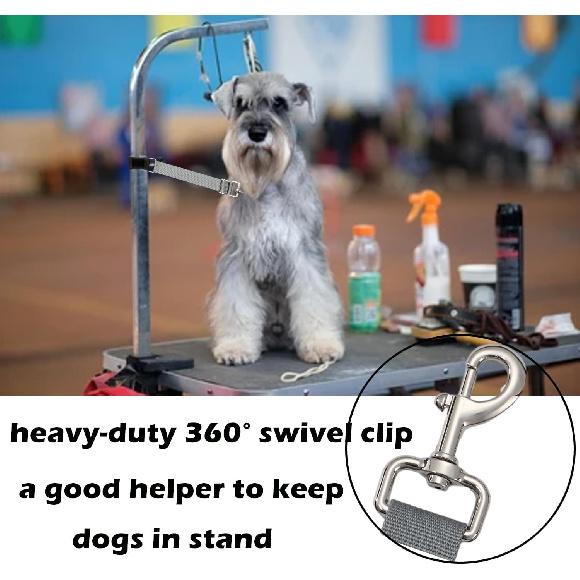 Pet Dog Grooming Arm Accessories - Dogs Loop Pets Grooming Loops Extension Straps 2 PCS Adjustable Secure and Stable Loop Extender Bathing Restraint