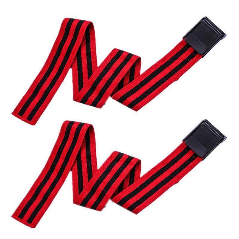 2PCS Occlusion Training Bands Blood Flow Restriction Bands Bicep Muscle Training Straps