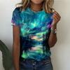 Süße Katze Tier 3D Druck T-Shirts Sommer Mode Damen Rundhals Kurzarm T-Shirt Tees Harajuku Y2K Tops Damenkleidung
