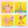 12PCS Children's Colorful Spring Ring Toys Mini Smiling Face Elastic Rainbow Ring Magic Toys Children's Birthday Party Gifts