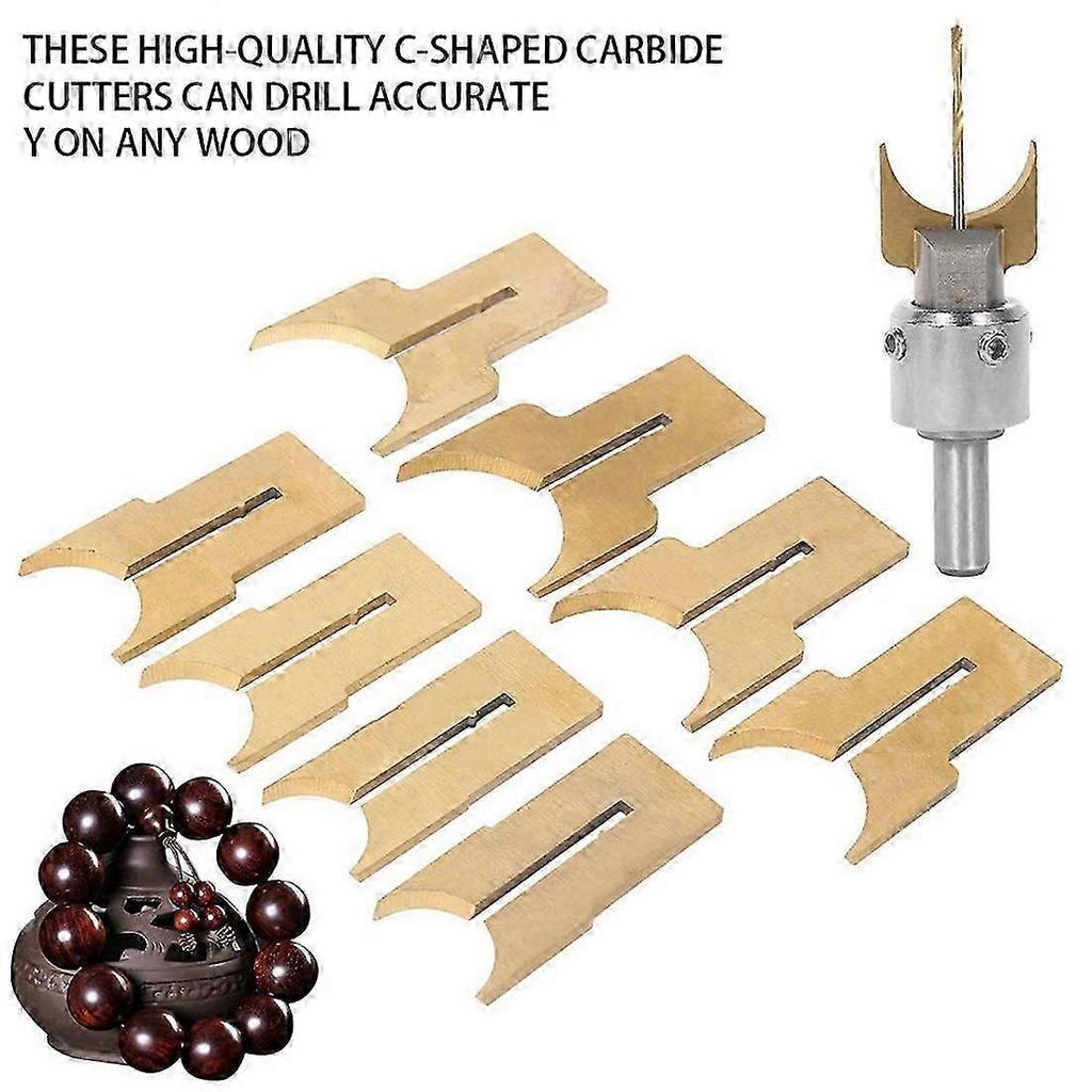 Premium Perlen Bohrer Holzperlen Hersteller Hartmetall Kugel Klinge(16)