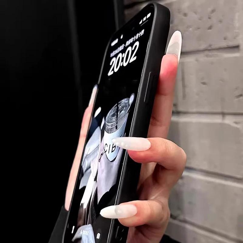 Colorful Down Jacket pattern silicon phone case for iPhone 16 15 14 13 12 11 Pro Max Plus full camera shockproof soft back cover