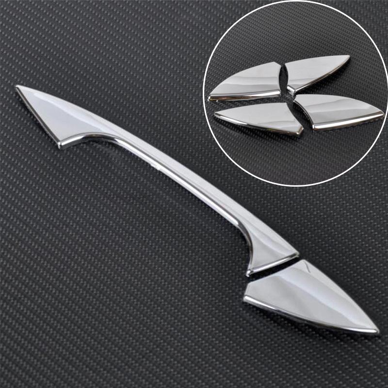 8-Piece Electroplated Side Door Handle Cover for Mercedes-Benz GLK, GL, ML, A, B, C, E Class (2011-2014)