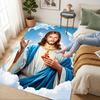 Jesus Frieden Wohnzimmer rutschfester Teppich Weicher Teppich für Schlafzimmer Spielzimmer Sofa Büro Heimdekoration Fußmatte Weihnachtsgeschenk C926753
