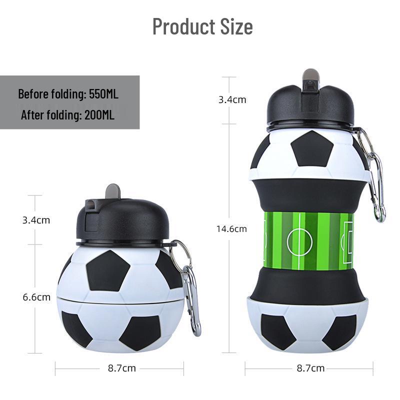 Portable Children's Sports Silicone Folding Water Cup