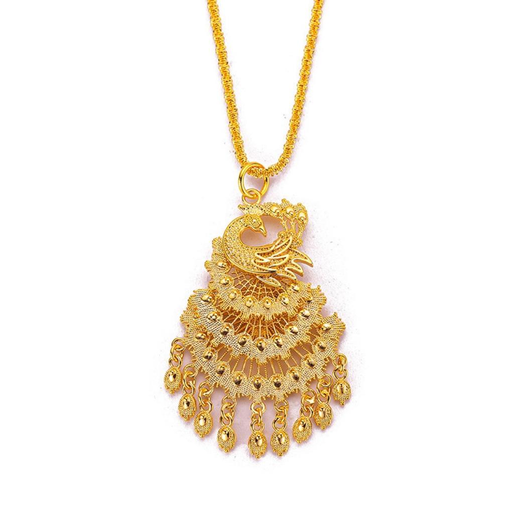 Version of Retro Phoenix Pendant Necklace, Elegant Wedding Model, Smart Phoenix Chain for Women, National Trend