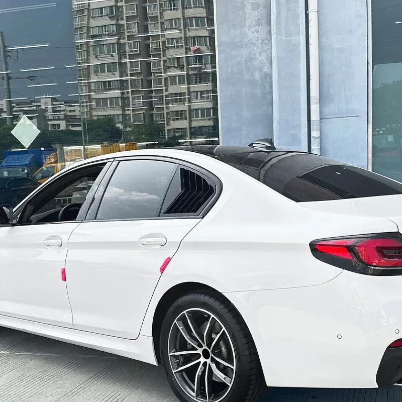 For BMW 5 Series G30 2018 Car Exterior Rear Window Quarter Scoop Louver Shutter Cover Side Vent Trim