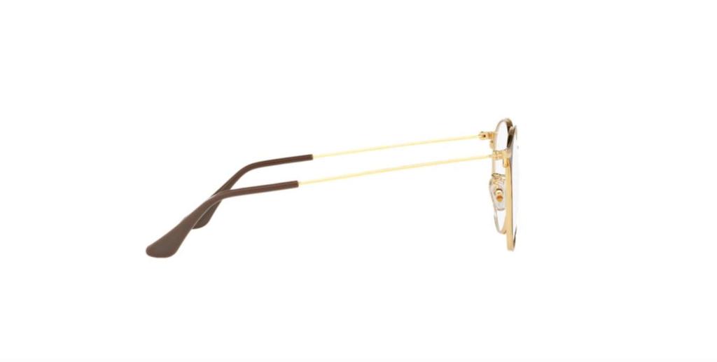 Glasses 0RX6378F BROWN Japan Size 51 2905 Asian Fit Full Rim Ray-Ban GOLD/SHINY (Free Size)