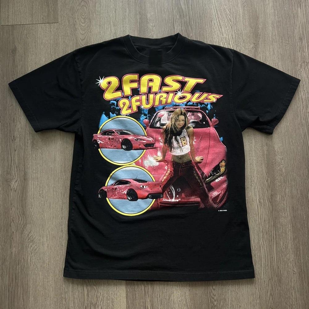 Vintage 2 Fast And 2 Furious Black Suki Graphic Tee S