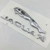 (Argintiu) Potrivit Pentru Jaguar Xj Xjl Xe Xf F-pace F-type Etichetă Portbagaj Spate Leopard Cuvânt Englezesc Logo (negru)