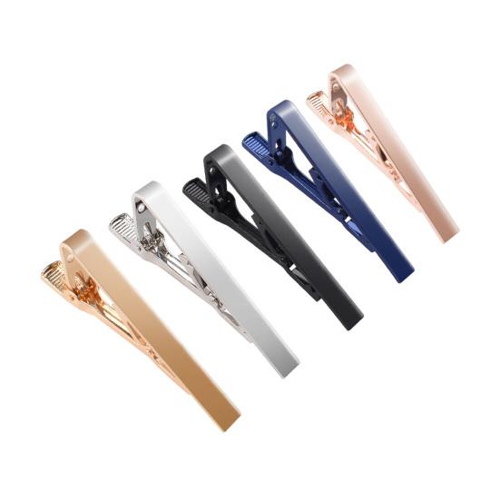 Tie Clip Smooth Surface Copper Men Business Tie Clip Detachable Versatile Weddings Business Outfits Bow Tie Outfit Accessory