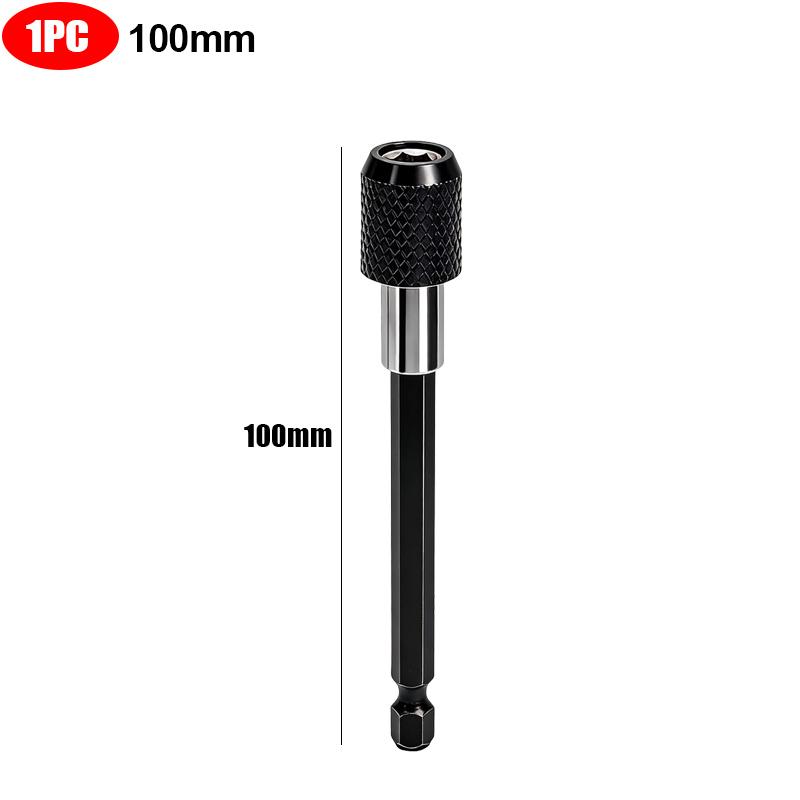 1/4” Hex Shank Quick Release Magnetic Drill Bits Holder Socket Screwdriver Impact Driver Drill Extension Bit Chuck Adapter Tool