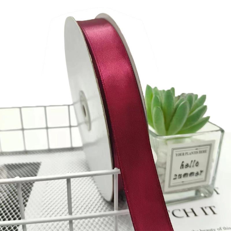 "95-Yard Solid Color Ribbon for Gift Wrapping, Cake Decor, Clothing Accessories, and Flower/Fruit Packaging - 2 Cm Width"