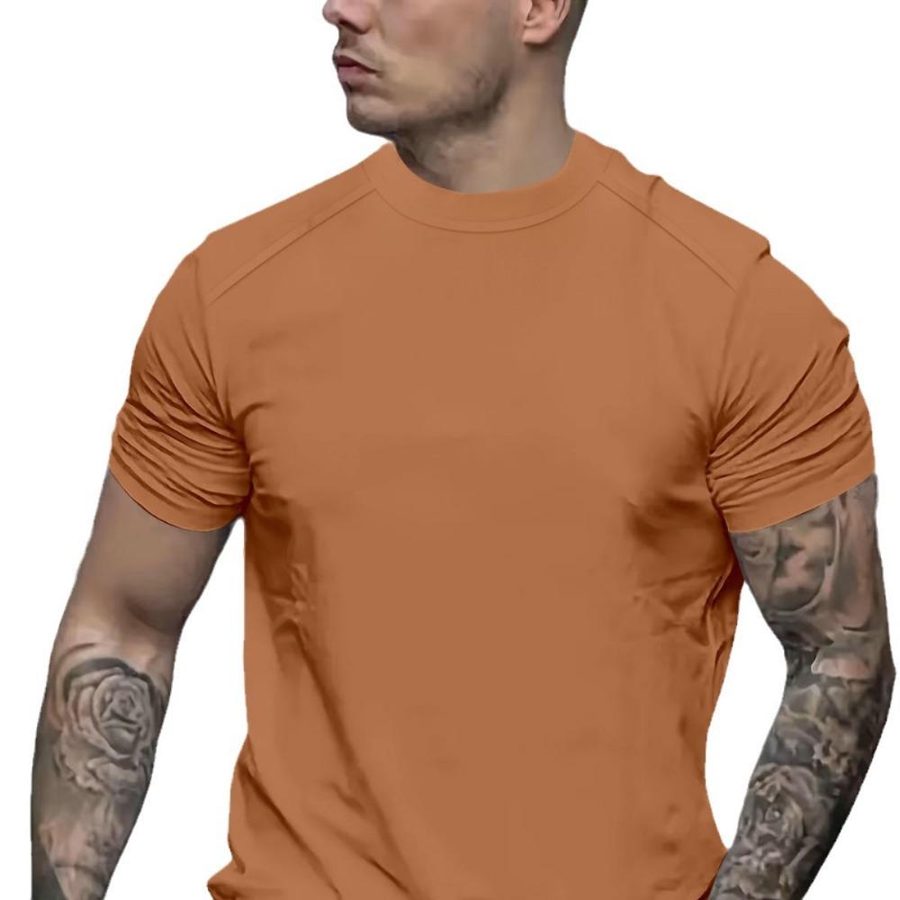 Men's T-shirt Round Neck Casual Top