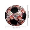 Soccer Ball Colorful Machine Stitched PVC Size 5 Team Training Competition Ready Durable High-Bounce Cool Sports Gift