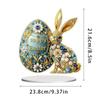 Easter Bunny Rhinestone Painting Rhinestone Decor Art Projects Easter Bunny Painting Kit Desk Decor Easter Egg Arts & Crafts 2D