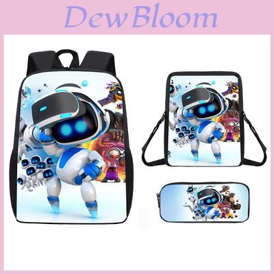 Astro Bot Student Backpack With Lightweight Durable Material And Air Cushion Straps For School