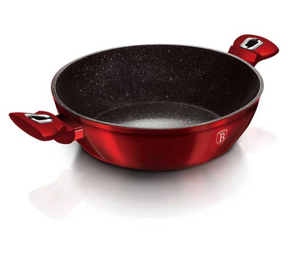 GRANITE POT 28cm BERLINGER HAUS RED METALLIC LINE BH-1263