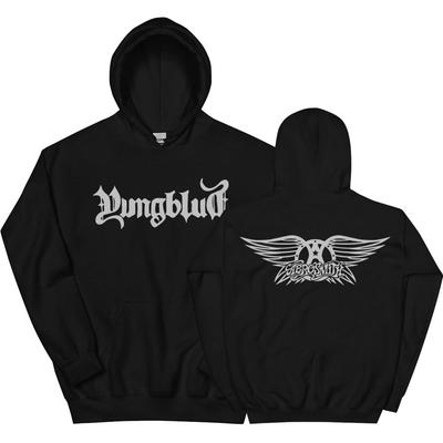 Aerosmith YUNGBLUD Jeszcze raz Bluzy Polarowe Zimowe z Długim Rękawem Męskie Bluzy z Kapturem Modne Męskie Damskie Ubrania